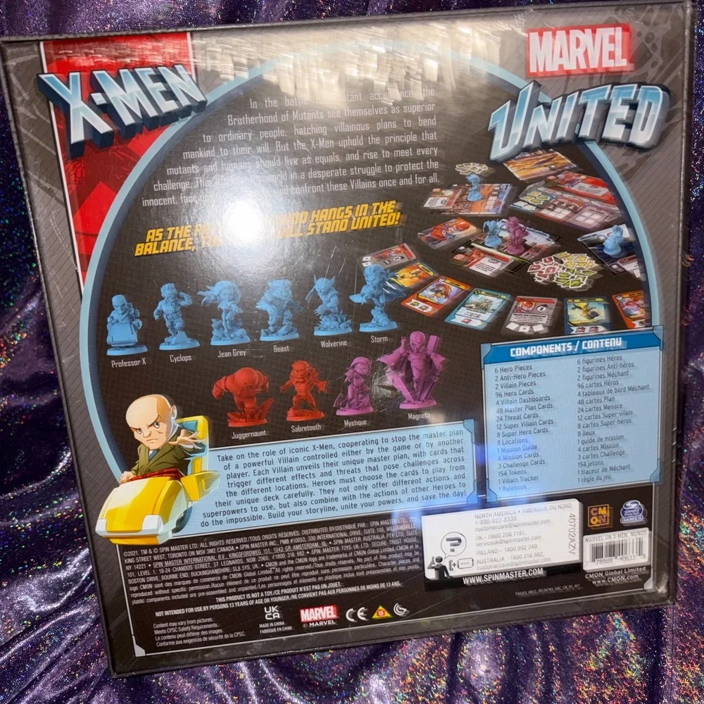 X-Men Marvel United Board Game